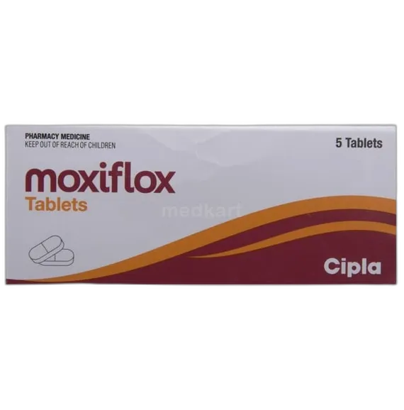 moxiflox 400mg tablet 5's